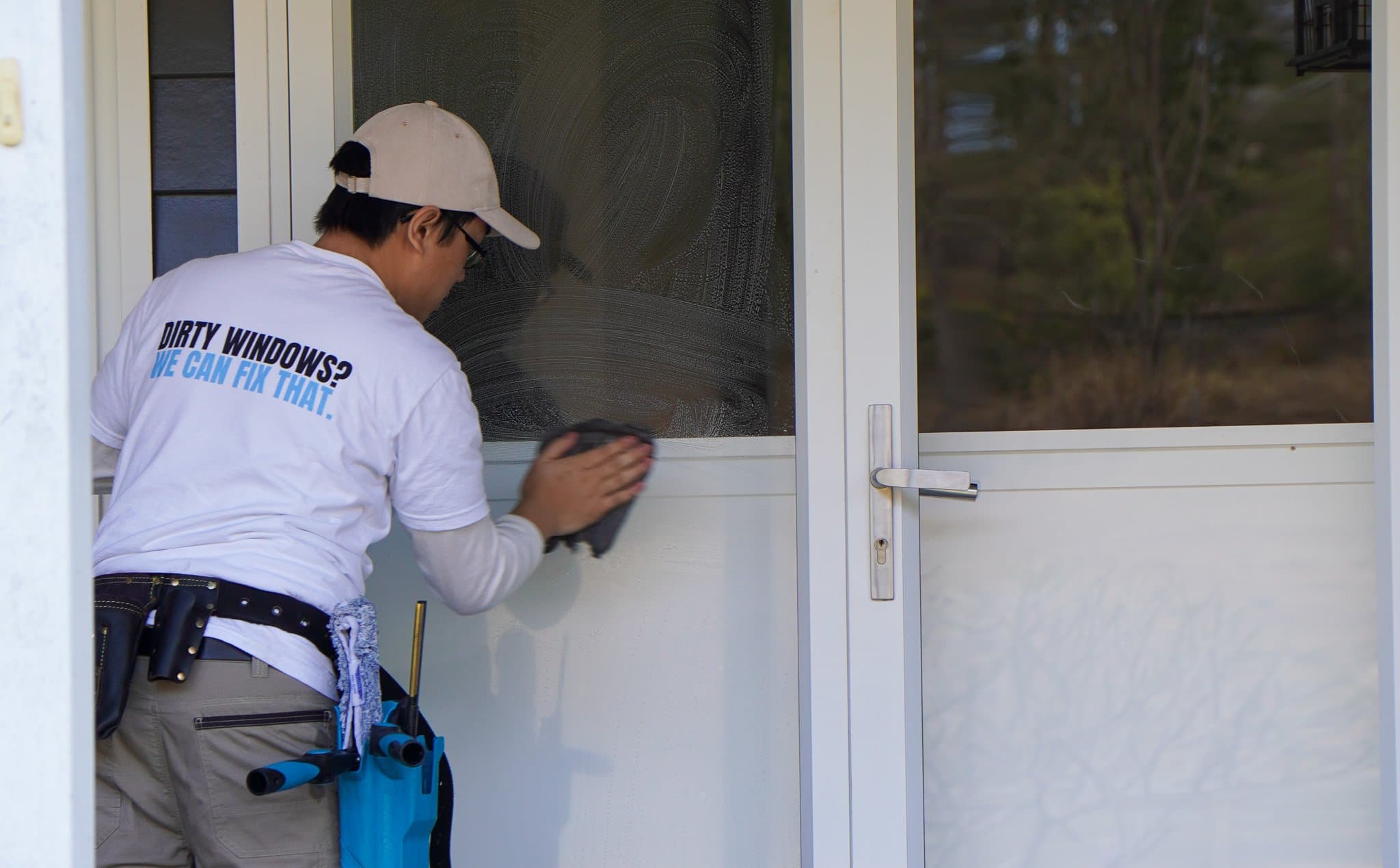 Freshly cleaned windows on a Lockyer Valley home